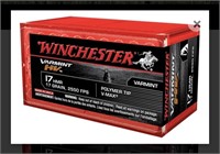 WINCHESTER VARMINT HV 2550FPS 17HMR 17GR