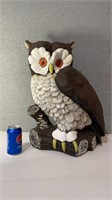 Huge 21” vintage ceramic owl