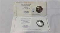 2 1oz sterling silver proof coins