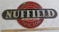 Metal Nuffield Universal Tractor Sales & Service