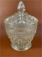 Glass Sugar Bowl With Lid
