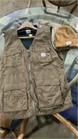 Men’s xl tall carhart vest and stocking cap