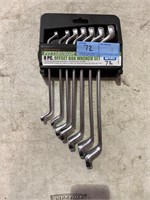 Pittsburgh eight piece offset box wrench set,