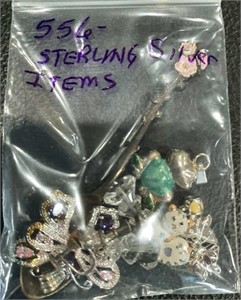 Bag of sterling silver items