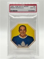 1963 Frank Mahovlich York Graded Hockey Card