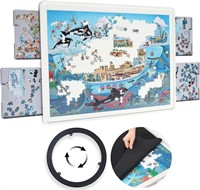 *NEW*1500 Pieces Rotating Plastic Puzzle Board