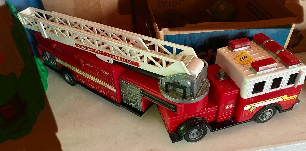 toy fire truck engine co 7