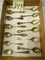 13 Sterling Spoons
