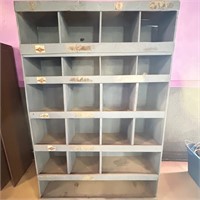 Wooden Storage Compartmental Shelf