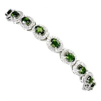 Natural Chrome Diopside Bracelet