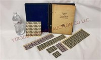 Gimbels Ace Philatelic Stock Book & Postage Stamps