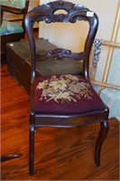 Mahogany Needlepoint Chair