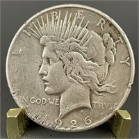 1926-S Silver Peace Dollar (90% Silver)