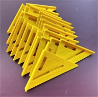 (23) Plastic Carpenter's Squares