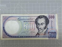 Bolivares banknote