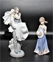 Two Llaldro Porcelain Figurines