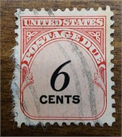 US Stamps # J94 6c Postage Due XF OG NH