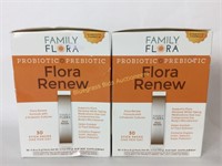 Family Flora Probiotic Lot of 2