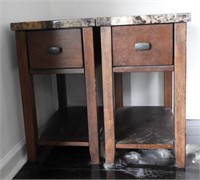Lot #1895 - Pair of contemporary single drawer