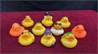 10 Assorted Rubber Duckies