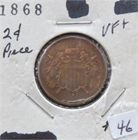 1868 - 2 CENT PIECE