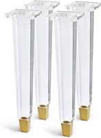 $149  JEREVER 16 Acrylic Furniture Legs Set of 4