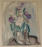 George Constant, Still Life Floral Watercolor