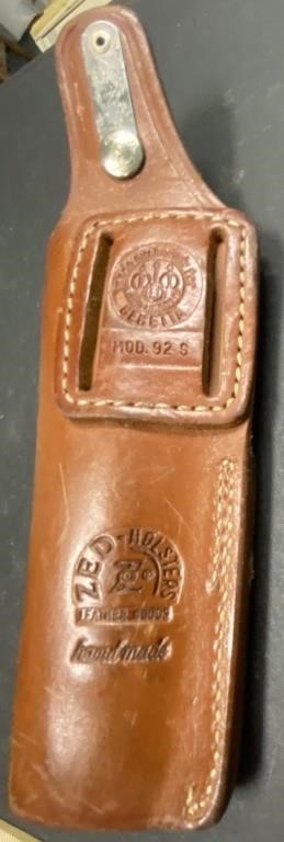 ZED BERETTA LEATHER HOLSTER MOD 92S