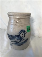 Rowe Pottery Blue Salt Glazed Stoneware Pottery