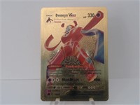 Pokemon Card Rare Gold Deoxys Vmax