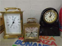 (3) Various Shelf Clocks