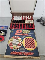 Chess set and other games