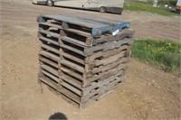 (10) Wood Pallets, Approx 4Ft X 40"