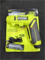 Ryobi screwdriver kit, USB rechargeable
