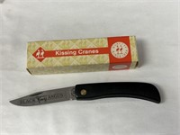 Kissing Cranes KC43 Black Angus Boxed Knife