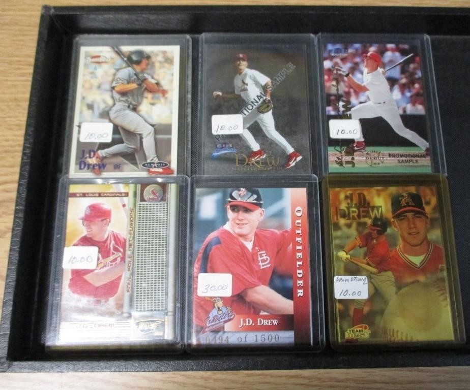 St Louis Cardinals Trading Cards & Swatch Card