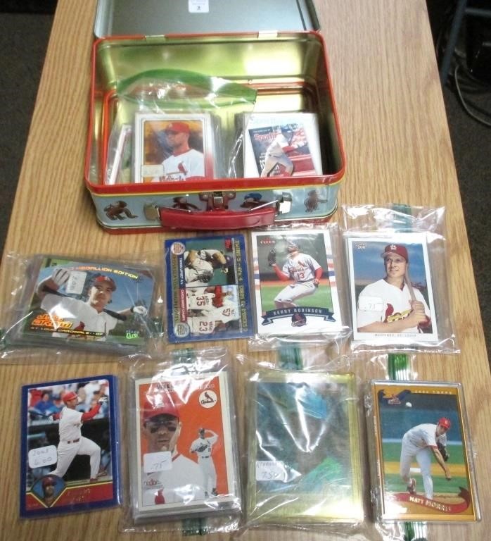 Group of St Louis Cardinals Sports Trading Cards