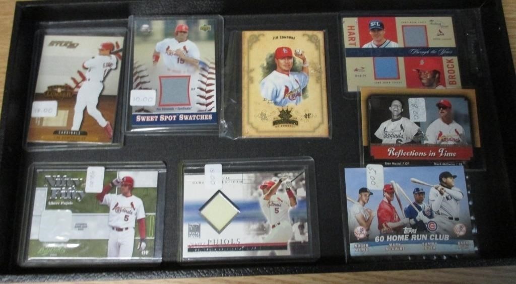 St Louis Cardinals Trading Cards w/Some Swatches