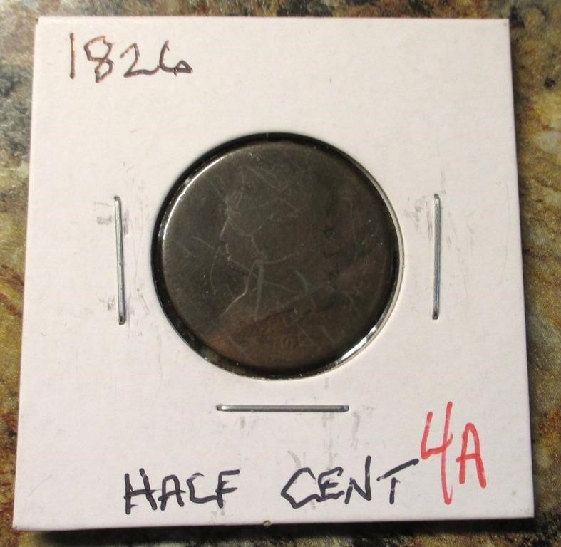 1826 Half Cent