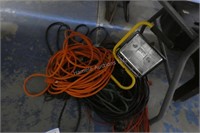 Extension cords and work light