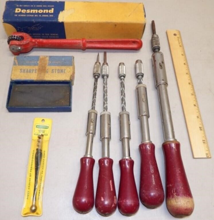 (5) Yankee Push Drills, Wheel Dresser & More