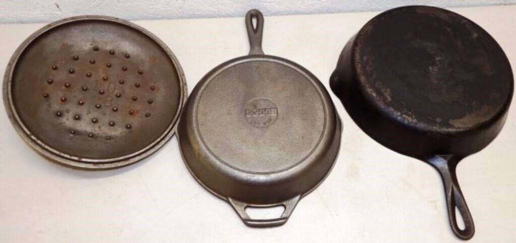 Cast Iron Pans / Skillets - Griswold - Lodge