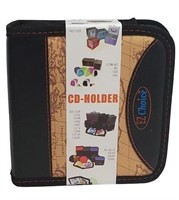 NEW- CDB60 Leather DVD Wallet Holder