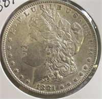 1881 Morgan Silver Dollar