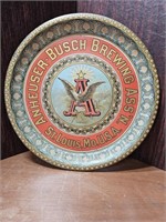 ANHEUSER BUSCH BEER ADVERTISING TRAY c.1880-1900