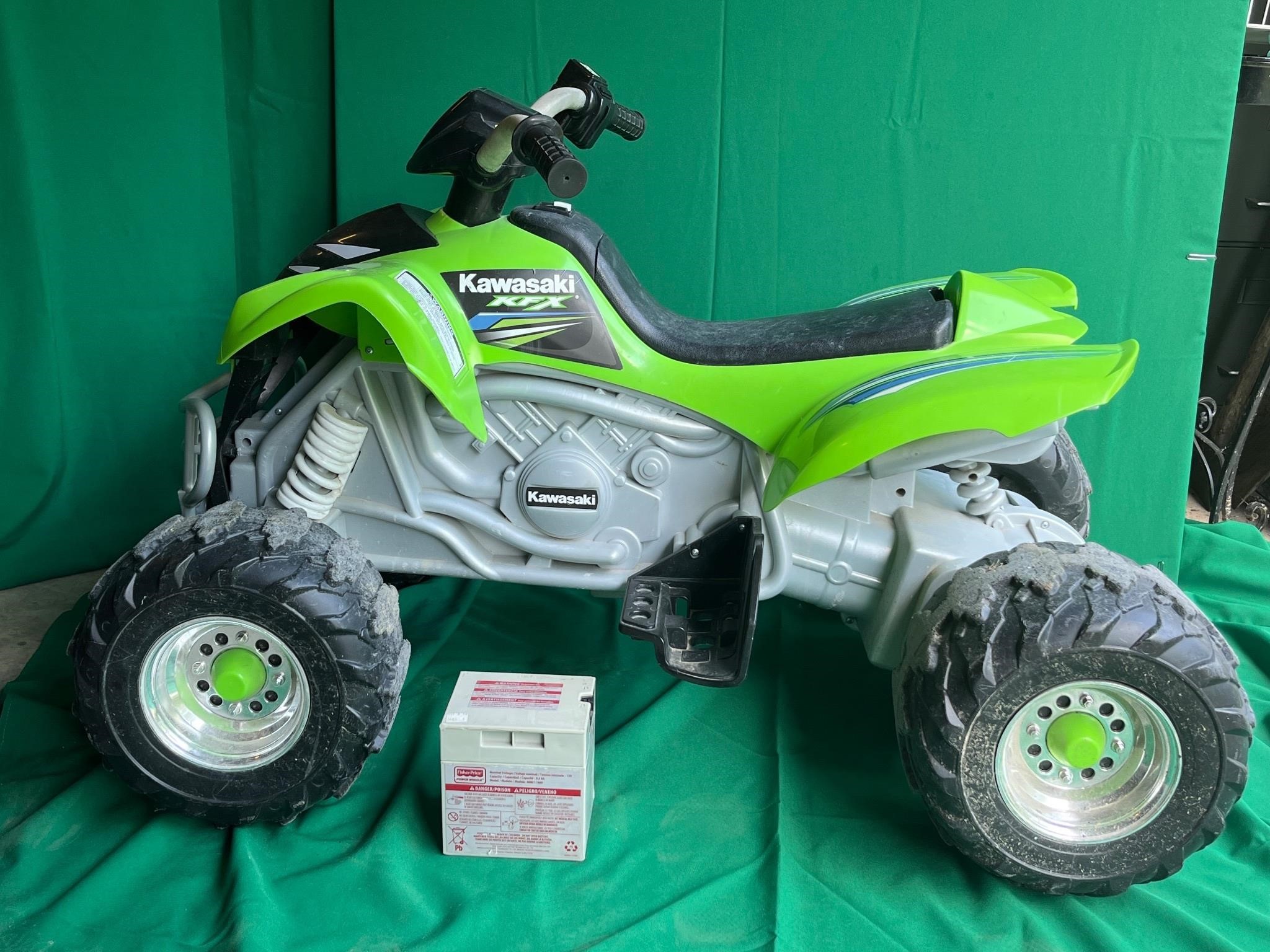 Kawasaki 12volt Battery Operated Four Wheeler