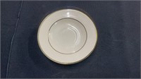 QTY 68) IVORY/GOLD SAUCERS