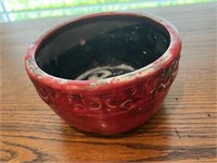 Small Red Planter Bowl