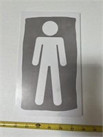 Men's Room Sign