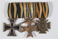 Original WWI German Military Mounted Medals
